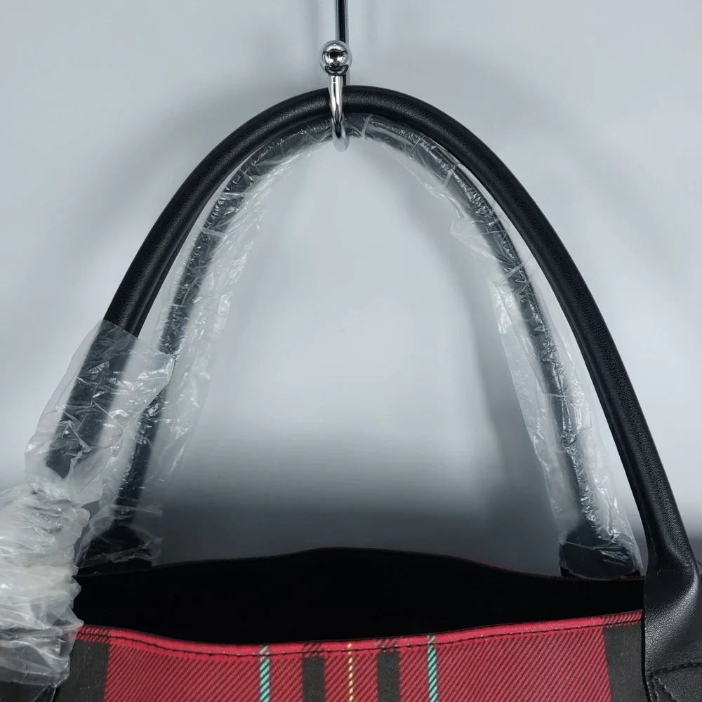 Victoria's Secret Red Plaid Tote 2020 Black Friday Limited Edition Large Bag NEW